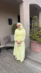 YELLOW LENA ELBİSE