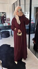 BORDO 2’Lİ TENSEL ABAYA TAKIM