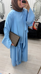 Zafira Üçlü Abaya Takım