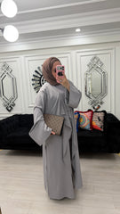 Zafira Üçlü Abaya Takım