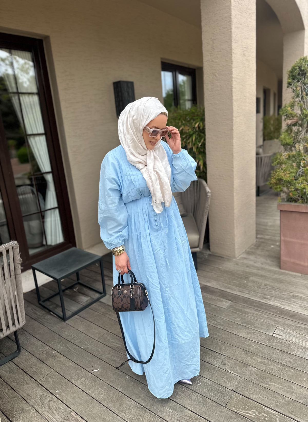 BLUE LENA ELBİSE