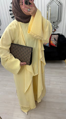 Zafira Üçlü Abaya Takım