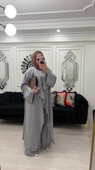 Zafira Üçlü Abaya Takım