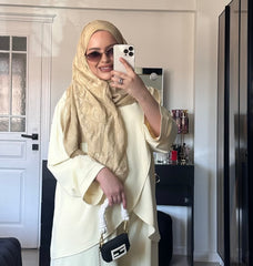 BUTTER YELLOW ASİMETRİK KESİM OYSHO TAKIM