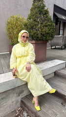 YELLOW LENA ELBİSE